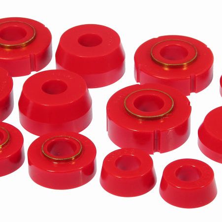 Prothane 66-79 Ford F100-350 2wd Body Mount - Red-tuningsupply.com