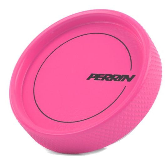 Perrin 02-21 Subaru WRX / 2022 BRZ & GR86 / 04-21 STI / 00-18 Forester XT Oil Fill Cap - Hyper Pink-tuningsupply.com