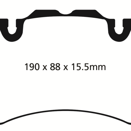 EBC 13+ Land Rover Range Rover 3.0 Supercharged Greenstuff Front Brake Pads-tuningsupply.com