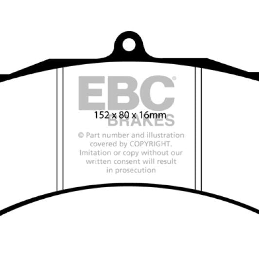 EBC Brakes Yellowstuff Performance Brake Pads-tuningsupply.com