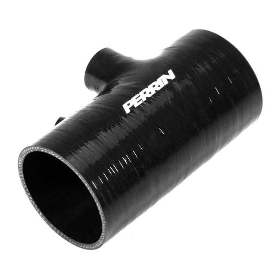 Perrin 2022+ Subaru WRX Black 3in Turbo Inlet Hose w/ Nozzle (Short)-Hoses-Perrin Performance-PERPSP-INT-426BK-SMINKpower Performance Parts