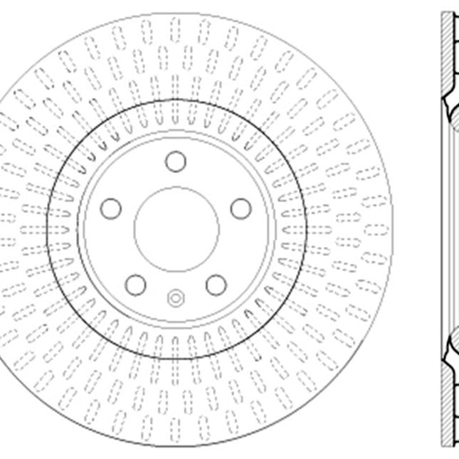 StopTech Slotted & Drilled Sport Brake Rotor-Brake Rotors - Slot & Drilled-Stoptech-STO127.33134L-SMINKpower Performance Parts