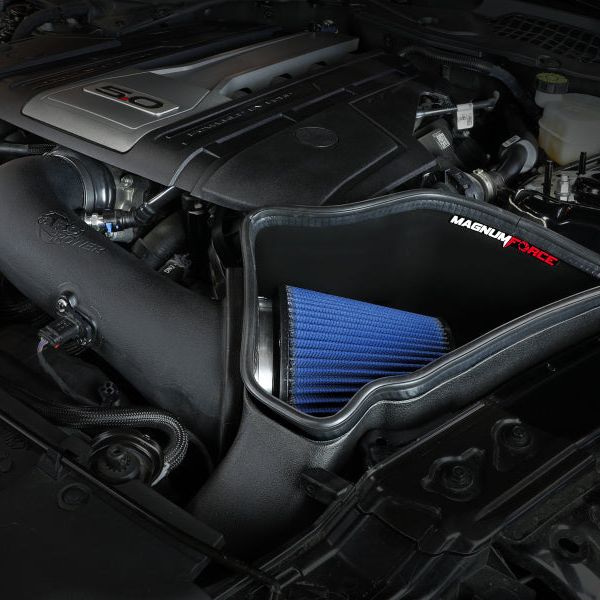 AFe Magnum FORCE Stage-2 Cold Air Intake System w/Pro Dry S Media 18-19 Ford Mustang-tuningsupply.com