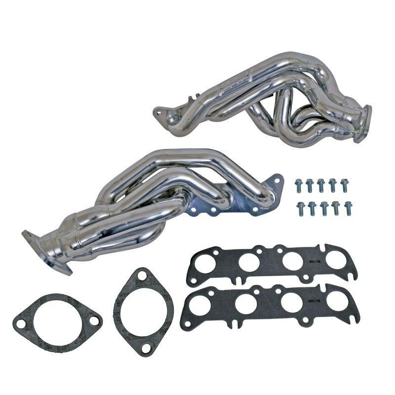 BBK 11-14 Mustang GT Shorty Tuned Length Exhaust Headers - 1-5/8 Silver Ceramic-tuningsupply.com