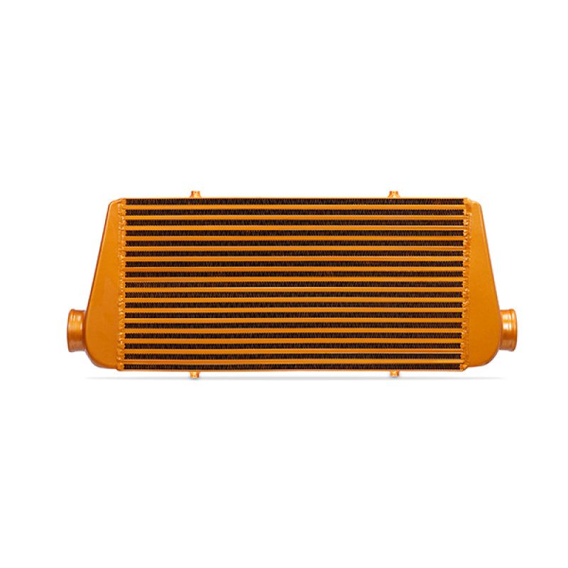 Mishimoto Universal Gold R Line Intercooler Overall Size: 31x12x4 Core Size: 24x12x4 Inlet / Outlet-tuningsupply.com