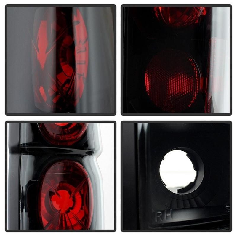 Spyder Nissan Hardbody 86-97 Euro Style Tail Lights Black Smoke ALT-YD-NH86-BSM - SMINKpower Performance Parts SPY5078216 SPYDER