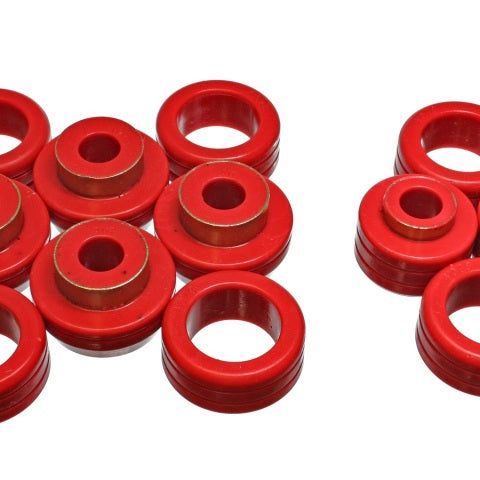 Energy Suspension 87-96 Dodge Dakota 2WD Red Body (Cab) Mount Set-tuningsupply.com