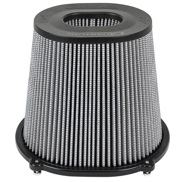 aFe Quantum Pro DRY S Air Filter Inverted Top - 5in Flange x 8in Height - Dry PDS-tuningsupply.com