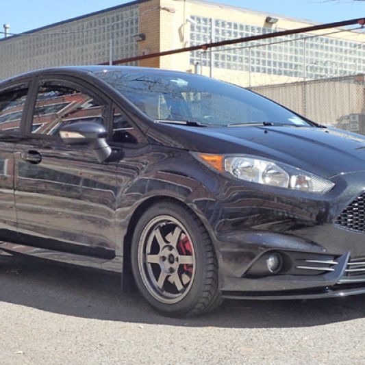 Rally Armor 13-19 USDM Ford Fiesta ST Black UR Mud Flap w/ Red Logo-Mud Flaps-Rally Armor-RALMF29-UR-BLK/RD-SMINKpower Performance Parts