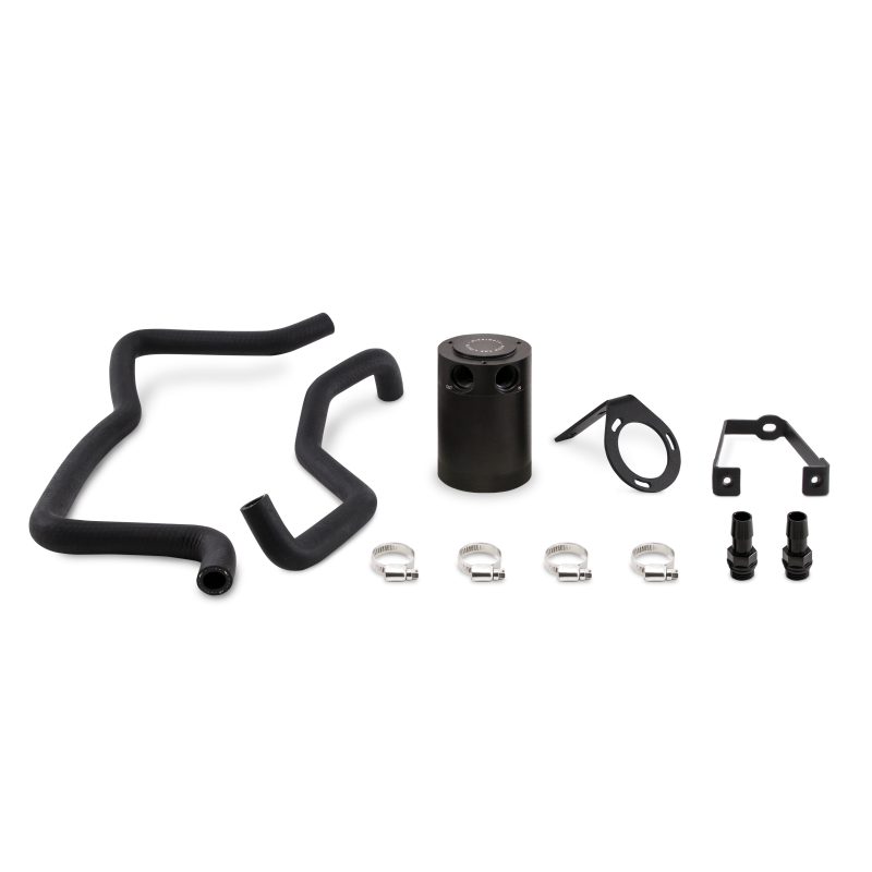 Mishimoto 2015+ Dodge Charger / 2015+ Chrysler 300C 5.7L Direct Fit Oil Catch Can Kit - Black-tuningsupply.com