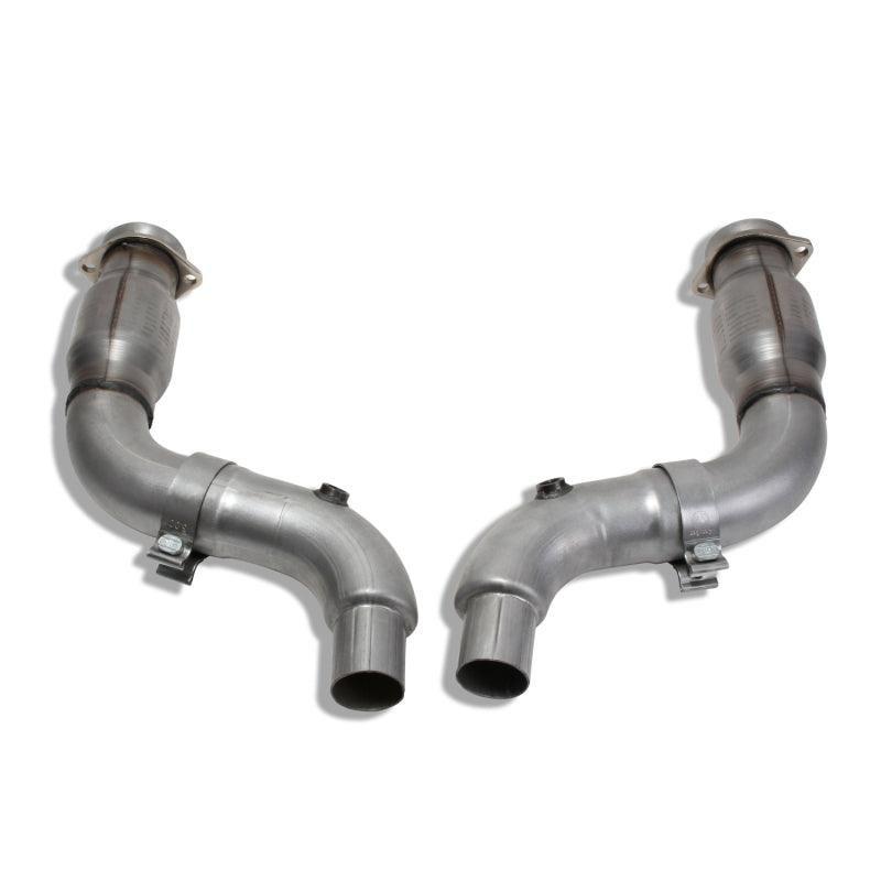 BBK 15-20 Ford Mustang GT 3in Short Mid Pipe Kit w/Cats (Use LT Header 1633/16330/1856/18560)-tuningsupply.com