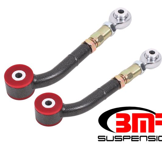 BMR 08-17 Challenger Upper Trailing Arms w/ On-Car Adj. Poly/Rod Ends - Black Hammertone-tuningsupply.com