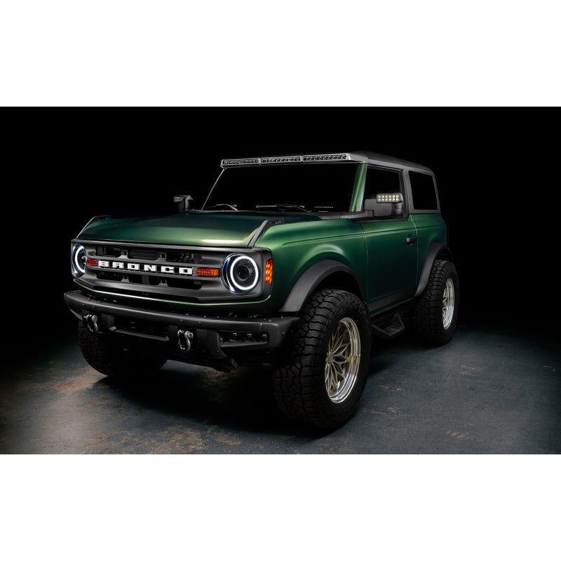 Oracle 2021+ Ford Bronco Oculus  Bi-LED Projector Headlights - Amber/White Switchback SEE WARRANTY-tuningsupply.com