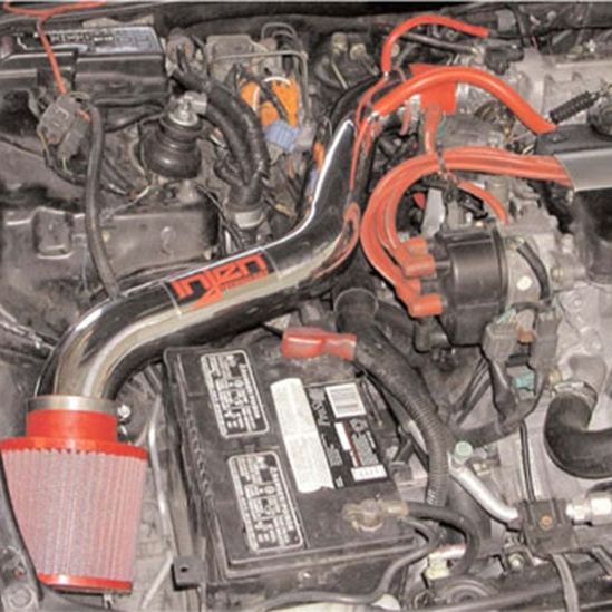 Injen 92-96 Honda Prelude/Prelude SI VTEC L4 2.2L/2.3L Black IS Short Ram Cold Air Intake-tuningsupply.com