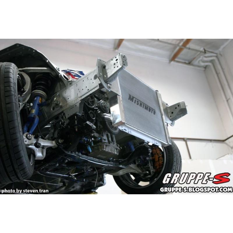 Mishimoto Universal Dual Pass Race Radiator 27x19x3 Inches Aluminum Radiator-tuningsupply.com