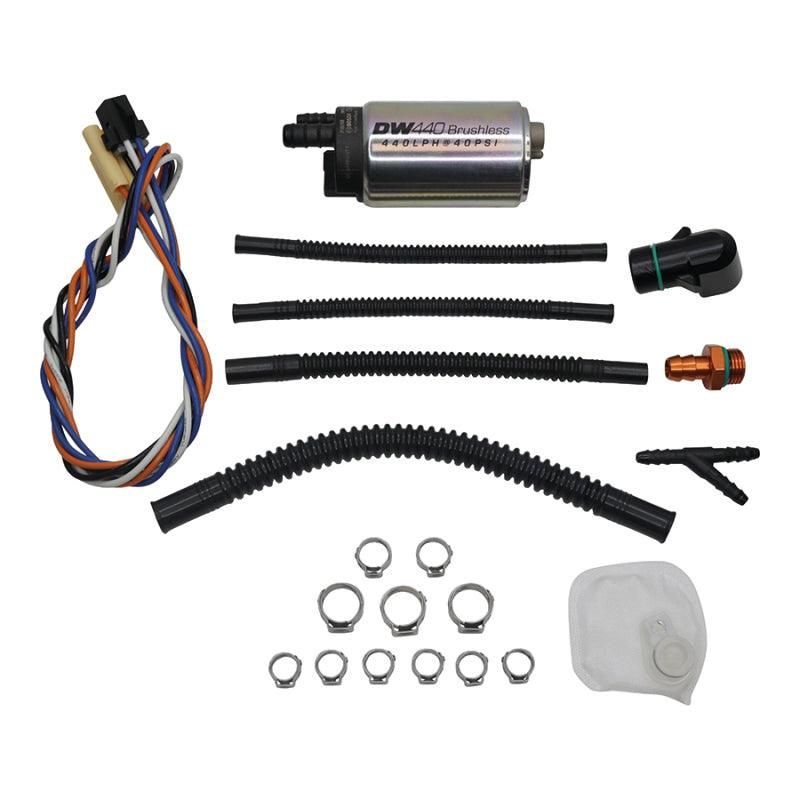 DeatschWerks 2020+ Toyota Supra (A90) DW440 Brushless 440lph In-Tank Fuel Pump w/ Install Kit-tuningsupply.com