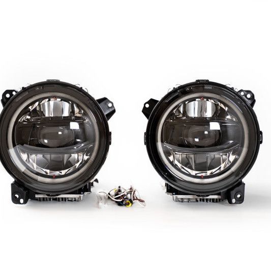 DV8 Offroad 18-22 Jeep Gladiator Wrangler LED Projector Headlights-tuningsupply.com