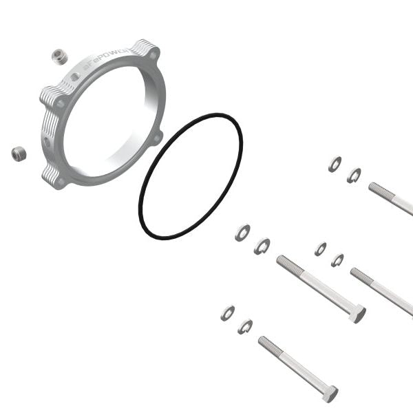 aFe Silver Bullet Throttle Body Spacers TBS Ram 1500 TRX 2021 V8-6.2L-tuningsupply.com