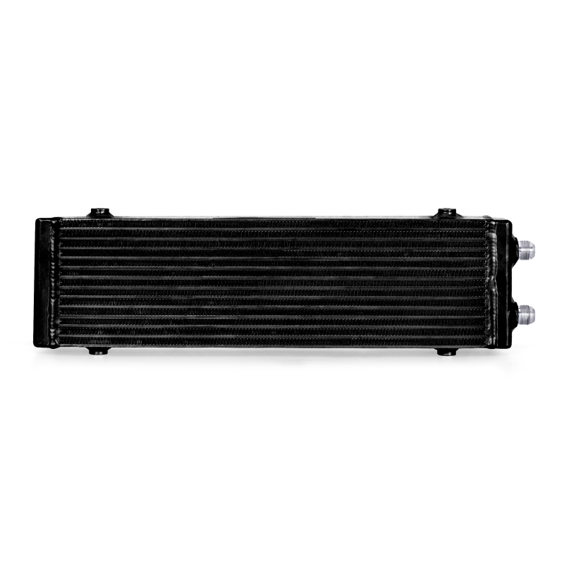 Mishimoto Universal Large Bar and Plate Dual Pass Black Oil Cooler-tuningsupply.com