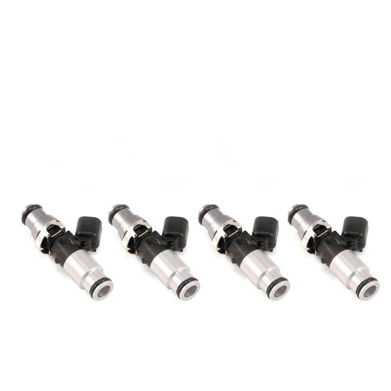 Injector Dynamics ID1300X Injectors- 14mm Top Adapter (Grey) - 14mm (Silver) Lower O-Ring - Set Of 4-tuningsupply.com