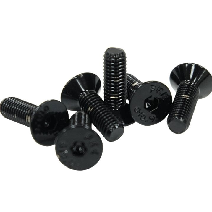 NRG Steering Wheel Screw Upgrade Kit (Conical) - Black-Steering Wheels-NRG-NRGSWS-100BK-1-SMINKpower Performance Parts