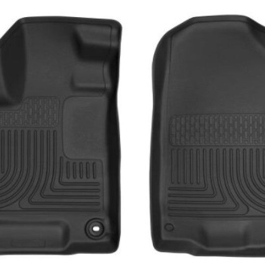 Husky Liners 19-21 Honda Passport / 16-21 Honda Pilot X-act Contour Series Front Floor Liners Black-tuningsupply.com