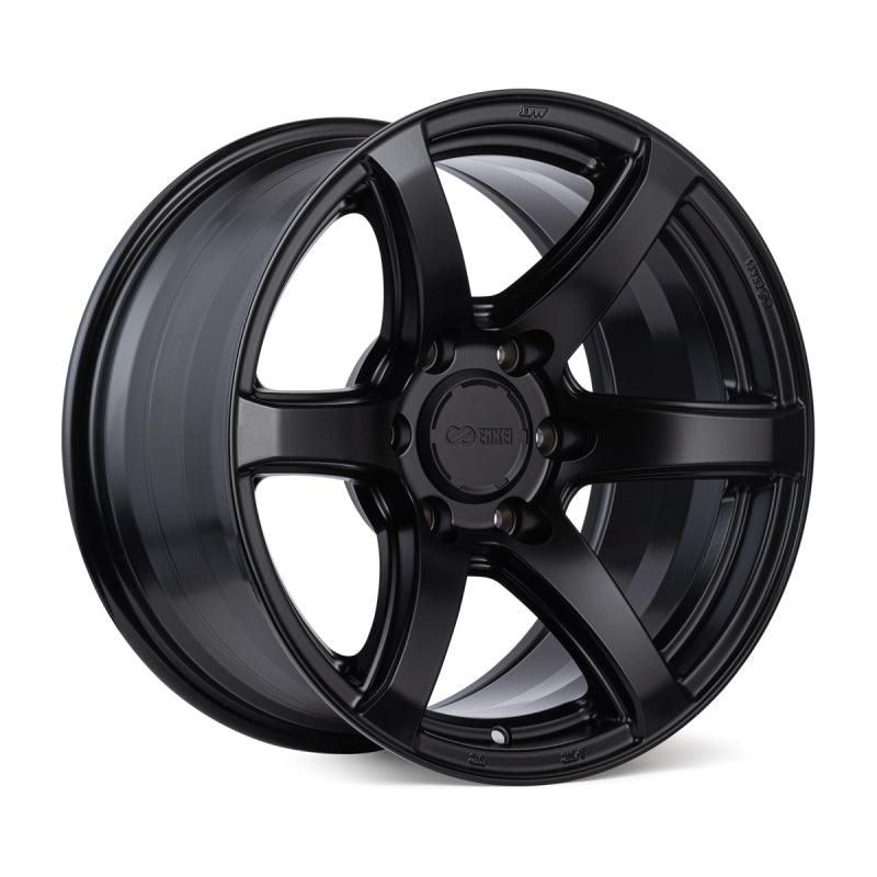 Enkei T6R 18x8.5 38mm Offset 5x114.3 Bolt Pattern 72.6 Bore Gloss Black Wheel-tuningsupply.com