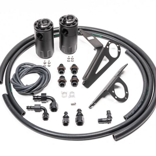 Radium Engineering 00-05 Honda S2000 LH Drive Only Dual Catch Can Kit Fluid Lock-tuningsupply.com