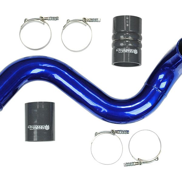 Sinister Diesel 03-07 Ford 6.0L Powerstroke Cold Side Charge Pipe-Intercooler Pipe Kits-Sinister Diesel-SINSD-INTRPIPE-6.0-COLD-SMINKpower Performance Parts