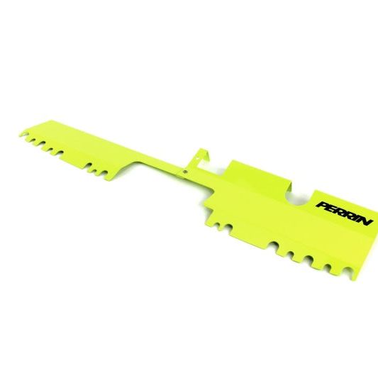 Perrin 15-21 WRX/STI Radiator Shroud (With OEM Intake Scoop) - Neon Yellow-tuningsupply.com