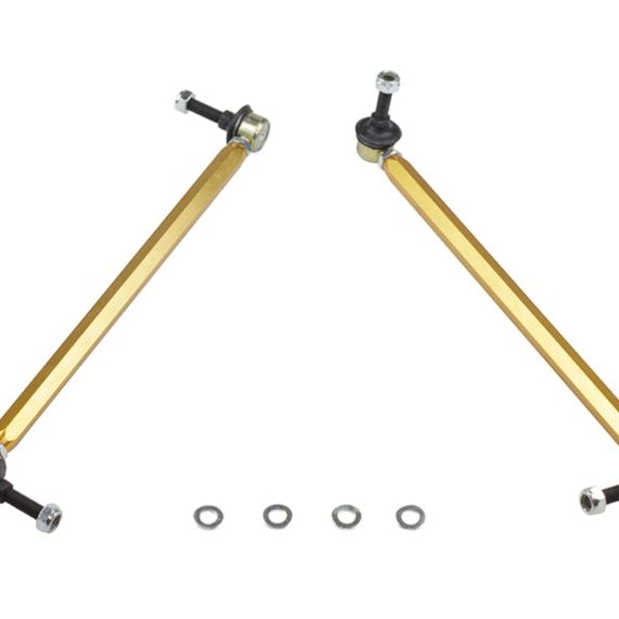 Whiteline 10+ Chevy Camaro FR Coupe Front Sway Bar - Link Assy H/D Adj Steel Ball (360mm C to C)-Sway Bar Endlinks-Whiteline-WHLKLC178-SMINKpower Performance Parts