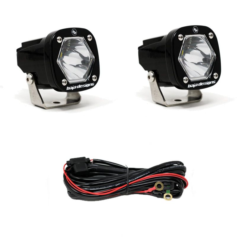 Baja Designs S1 Spot LED Light w/ Mounting Bracket Pair-tuningsupply.com