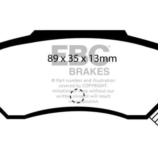 EBC 92-94 Acura Integra 1.7 Vtec Ultimax2 Rear Brake Pads-tuningsupply.com