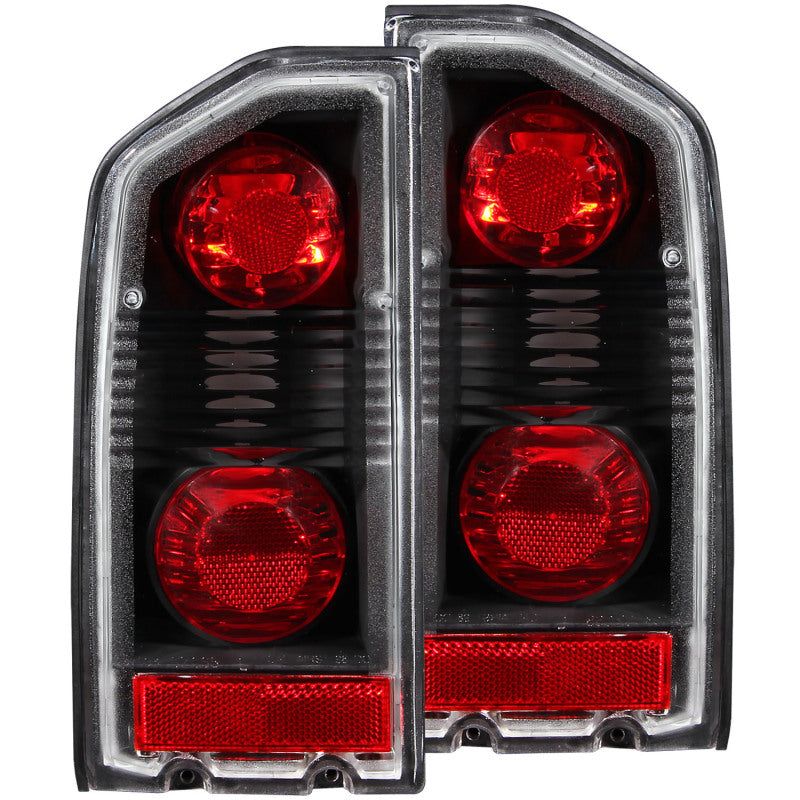 ANZO 1988-1998 Suzuki Vitara Taillights Black-tuningsupply.com