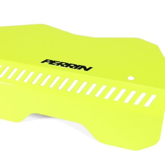 Perrin 2022+ Subaru WRX Pulley Cover - Neon Yellow-tuningsupply.com