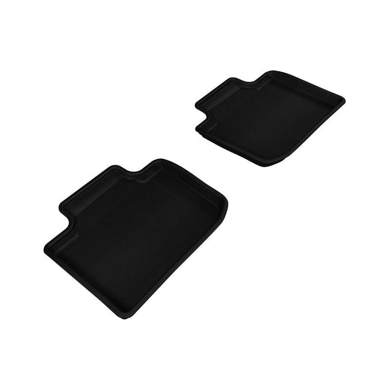 3D MAXpider 2014-2020 Lexus IS Kagu 2nd Row Floormats - Black-tuningsupply.com