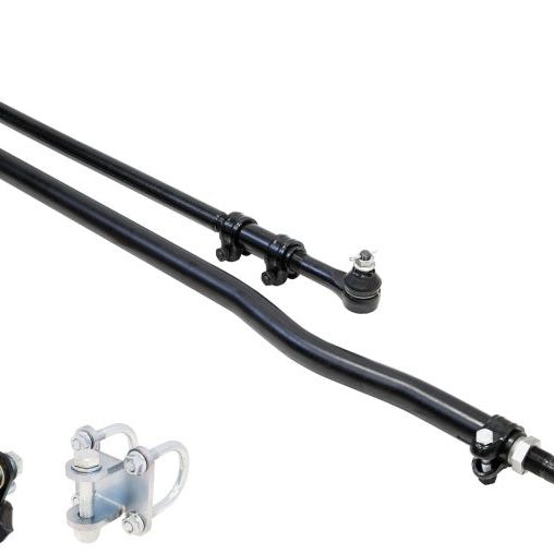 RockJock JL/JT Currectlync Steering System Forged Drag Link 42mm Tie Rod Tube w/Stabilizer Brackets - SMINKpower Performance Parts ROKRJ-442100-101 RockJock