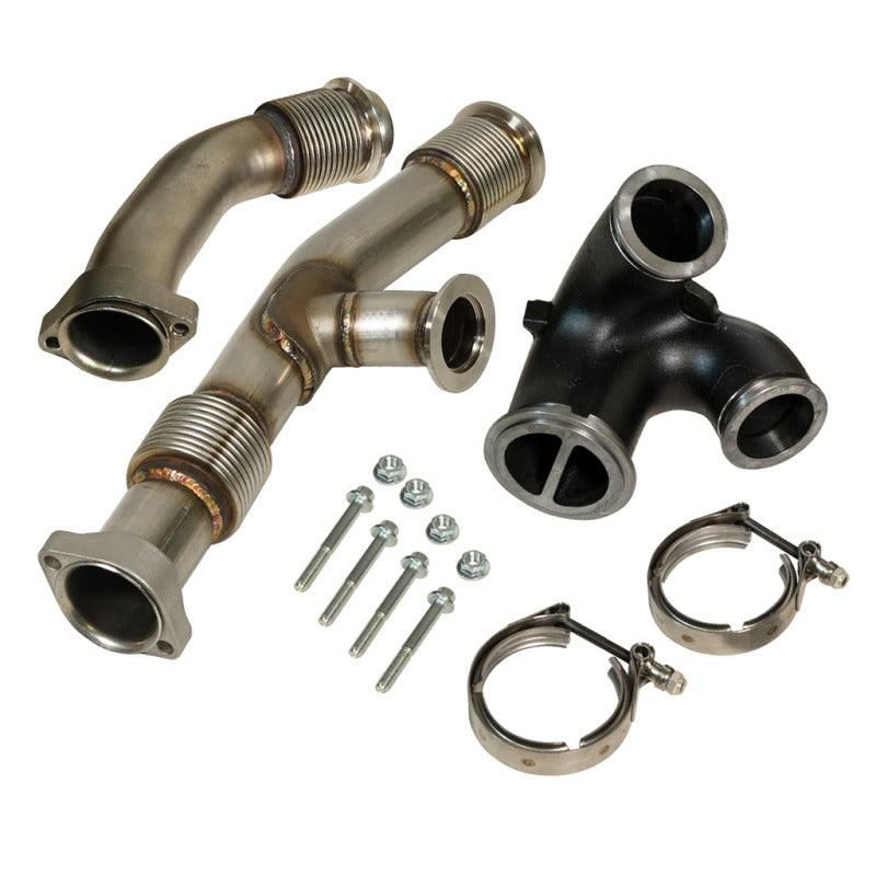 BD Diesel UpPipe Kit - Ford 03-04.5 6.0L Powerstroke w/EGR Connector-tuningsupply.com