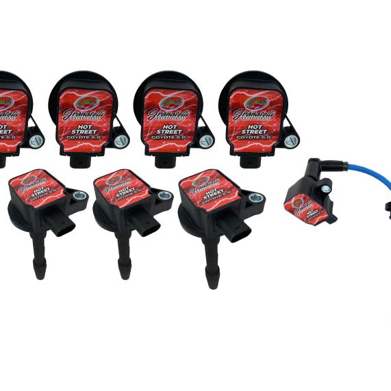 Granatelli 18-23 Ford 5.0L 4V Hot Street Coil-On-Plug Wire Conn Kit w/Coil Packs (50K Volts)-tuningsupply.com