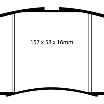 EBC 05-08 Infiniti G35 3.5 2WD Bluestuff Front Brake Pads-tuningsupply.com