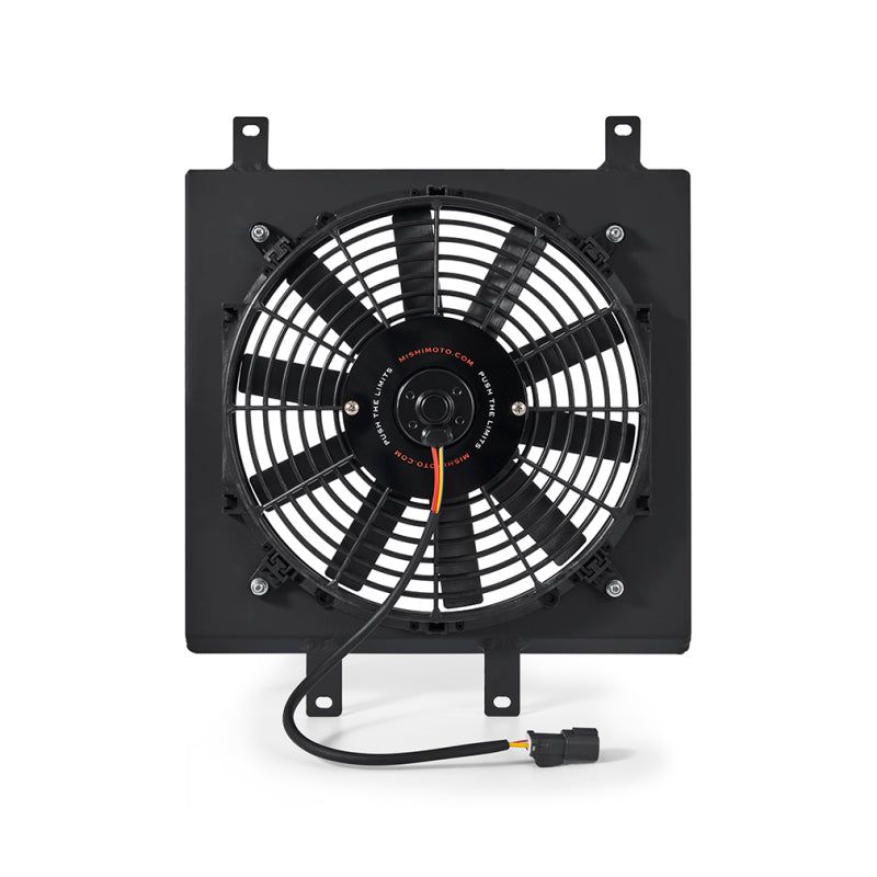 Mishimoto 92-00 Honda Civic Aluminum Fan Shroud Black-tuningsupply.com