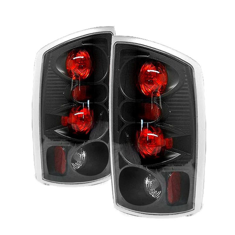 Spyder Dodge Ram 02-06 1500/Ram 2500/3500 03-06 Euro Style Tail Lights Black ALT-YD-DRAM02-BK-Tail Lights-SPYDER-SPY5002525-SMINKpower Performance Parts