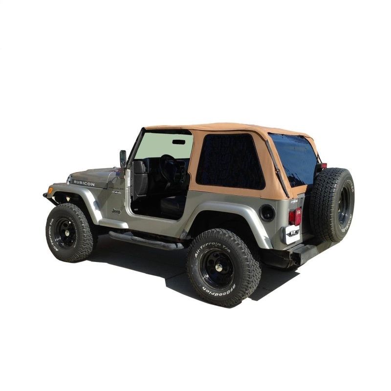 Rampage 1997-2006 Jeep Wrangler(TJ) Frameless Soft Top Kit - Spice - SMINKpower Performance Parts RAM109517 Rampage