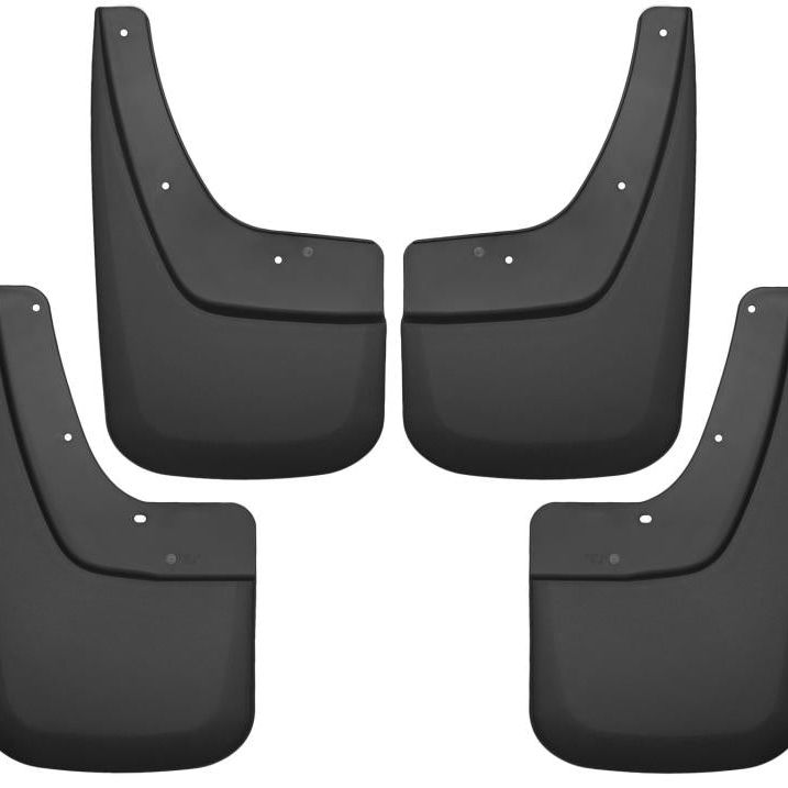 Husky Liners 14-17 GMC Sierra 1500 / 15-16 Sierra 2500 HD Front and Rear Mud Guards - Black-tuningsupply.com