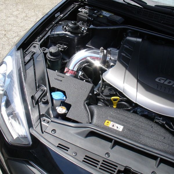 Injen 13 Hyundai Genesis Coupe  3.8L V6 Black Short Ram Intake w/ Heat Shield & Cover-tuningsupply.com