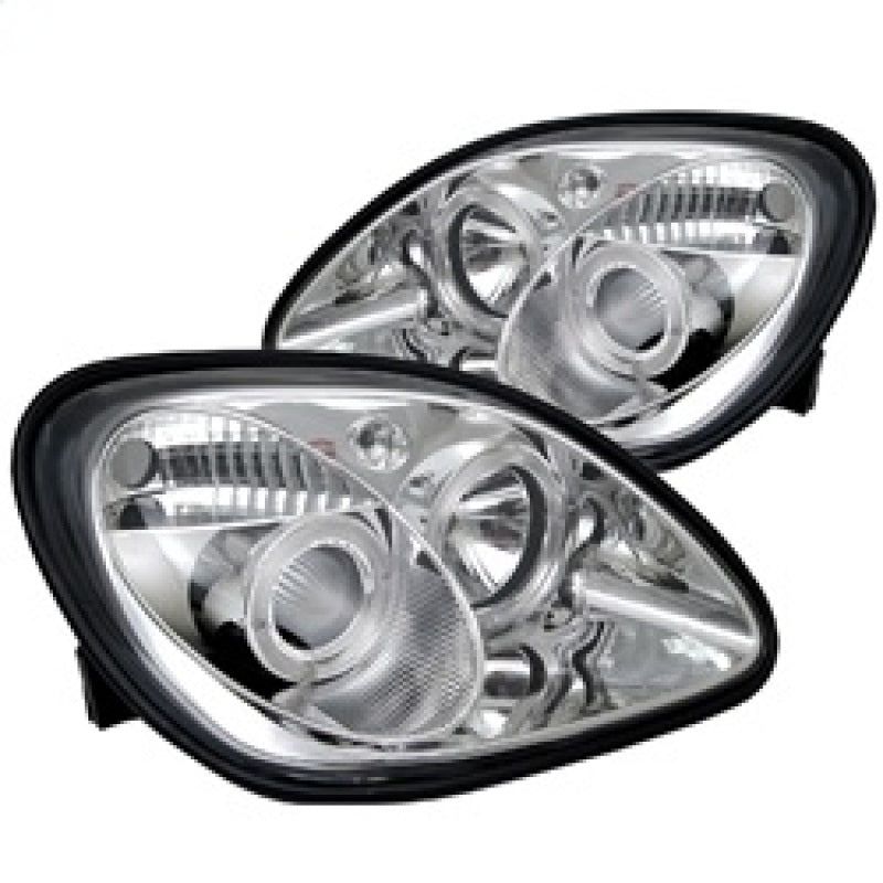 Spyder Mercedes Benz SLK 98-04 Projector Halogen Model- LED Halo Chrm PRO-YD-MBSLK98-1PC-HL-C-Headlights-SPYDER-SPY5011206-SMINKpower Performance Parts