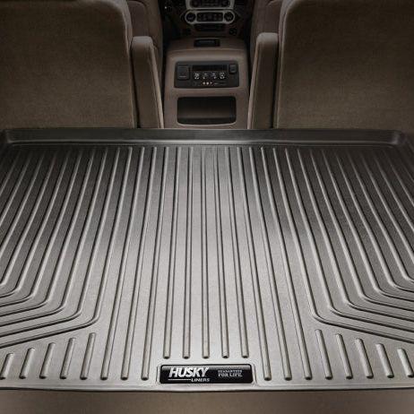 Husky Liners 11-12 Toyota Sienna WeatherBeater Black Rear Cargo Liner (w/Man. Storing 3rd Row Seats)-tuningsupply.com