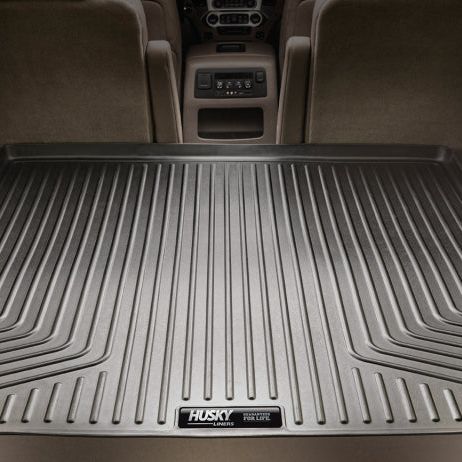 Husky Liners 10-12 Toyota 4Runner WeatherBeater Black Rear Cargo Liner (Folded 3rd Row)-tuningsupply.com