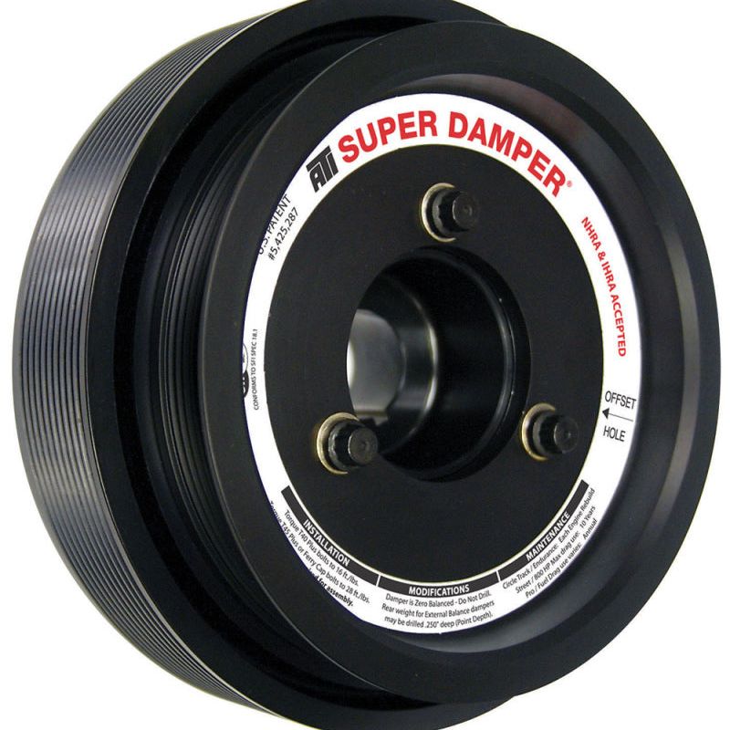 ATI Damper - 7.81in - Alum - 6/10 Grv - Ford GT 500 - 5.4 / 5.8 - 07-14 - 10 Percent OD Size-tuningsupply.com