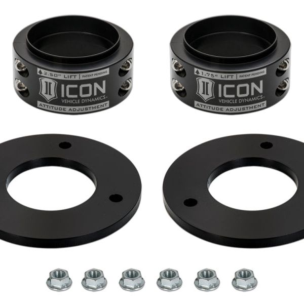 ICON 21-23 Ford Raptor .5-2.50in AAC Leveling Kit (Non 37)-tuningsupply.com